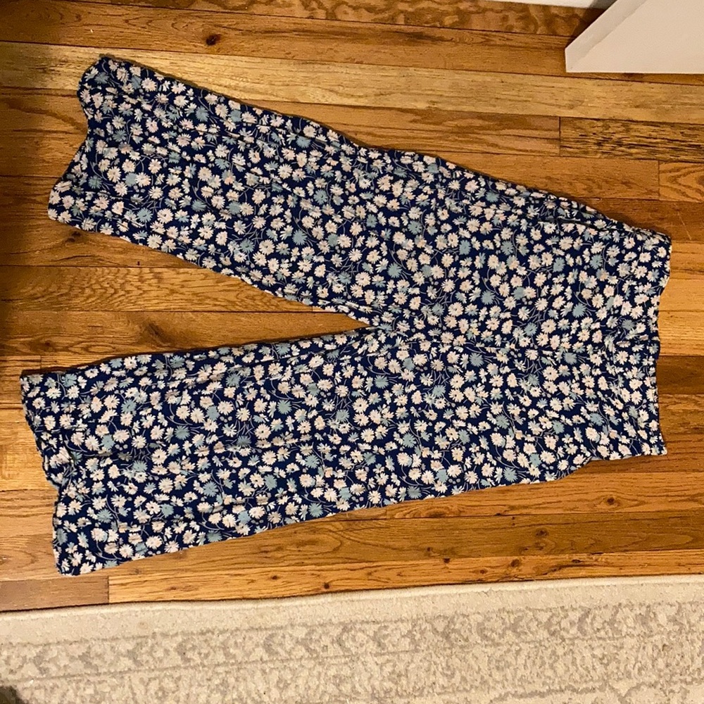 Madewell pull on floral pants